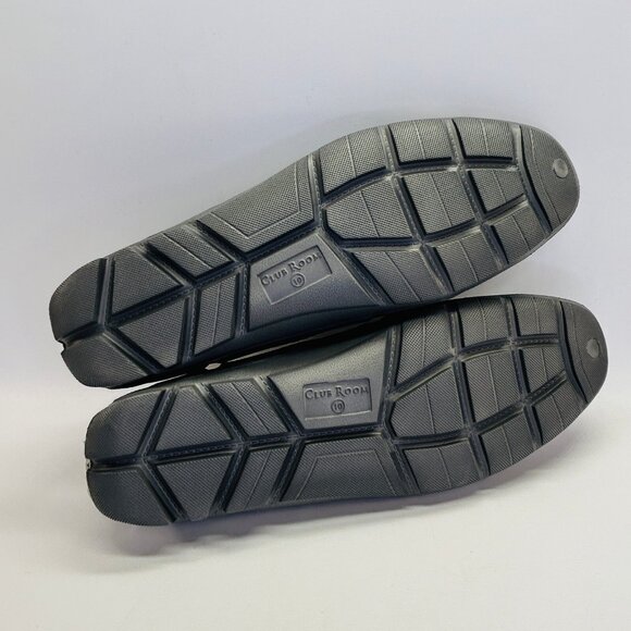 Club Room Mens Atlas Gray Perforated Driver Loafers Size 10M Slip-On Casual - Picture 8 of 12